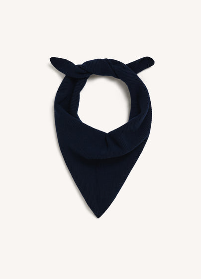 Fionn XL Cashmere Foulard in Navy