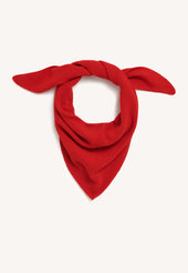Fionn XL Cashmere Foulard in Poppy Red