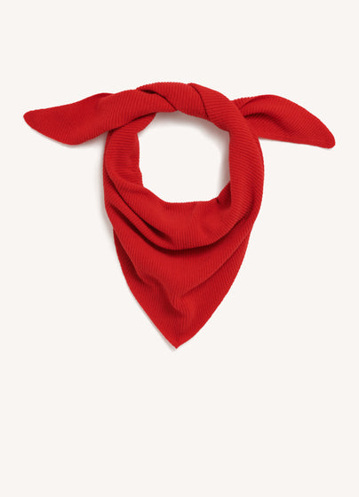 Fionn XL Cashmere Foulard in Poppy Red