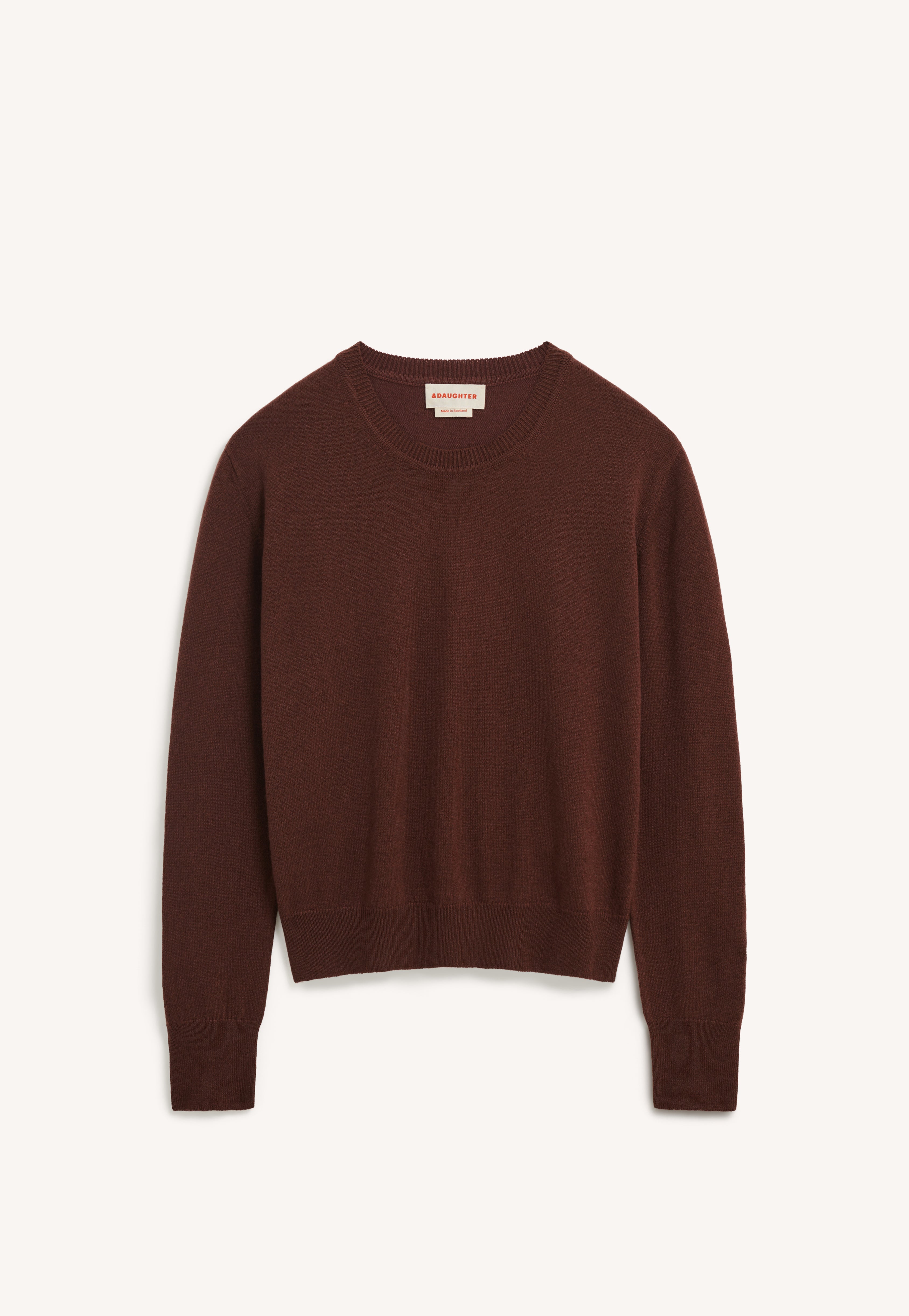 Skye Cashmere Crewneck Dark