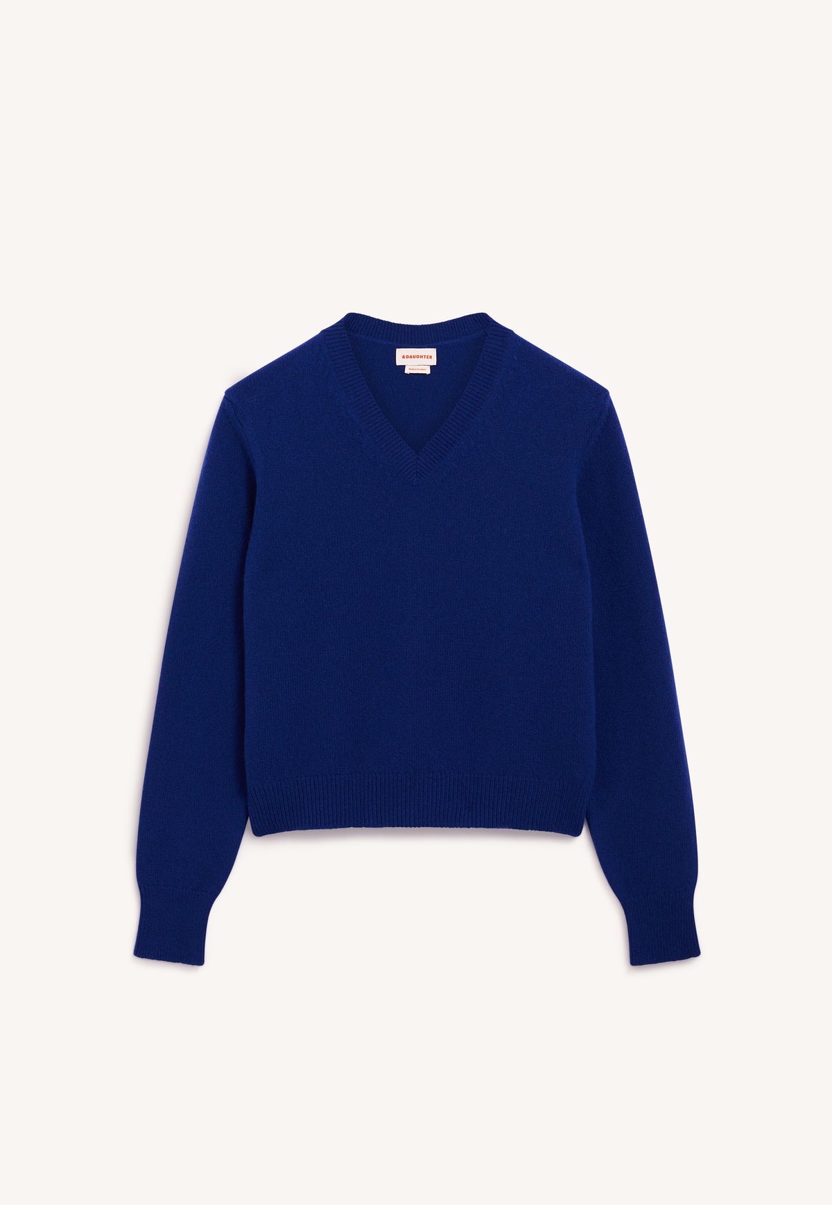 Sligo V-Neck in Smalt Blue