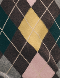Brown with Pale Pink & Yellow
