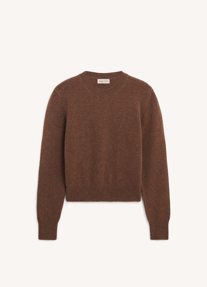 Sligo Crewneck in Hazelnut