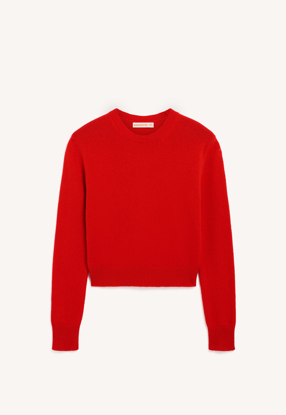 Sligo Crewneck in Poppy Red